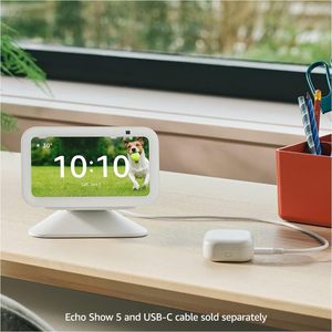 Echo Show 5 (3.ª Generación) con Soporte Ajustable y Puerto de Carga USB-C |   Carbón - Detección de movimiento y sonido - Product Image 3