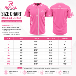 Nouveau maillot de baseball d'hiver pour hommes, imprimé, à manches courtes, équipe Ronal Sports, 140g, 100% polyester - Product Image 5