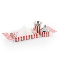 Ensemble de boîtes à mouchoirs en acrylique de luxe avec plateau, organiseur de table décoratif, porte-mouchoirs, décoration d'intérieur, accessoires de table pour hôtel, export