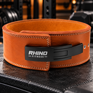 Ceinture de musculation en néoprène Rhino Fitness, réglable, enveloppante, soutien lombaire pour adultes, toutes saisons, entraînement en salle de sport - Product Image 1
