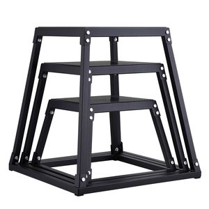 Set di Piattaforme Pliometriche Antiscivolo da 12/18/24 Pollici per Allenamento di Agilità e Fitness in Palestra - Product Image 2