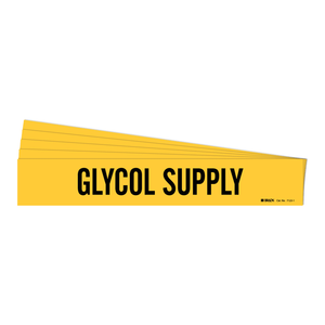 Brady Flexible Glycol Supply Pipe <b>Marker</b> for Cooling and Industrial <b>Plant</b> Piping - Product Image 3