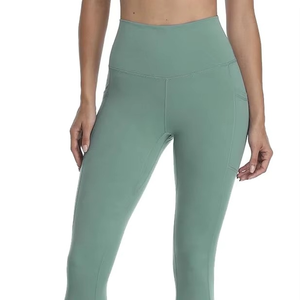 Leggings de Compresión de Cintura Alta para Mujer, Largos, Duraderos, Transpirables, Ecológicos, de Secado Rápido, con Bolsillos Laterales - Product Image 5