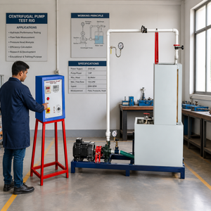 Electronic Centrifugal Pump Test Rig 220V | Hydraulic Performance <b>Testing</b> Machine for Soil Oil Water Flow Pressure Lab <b>Equipment</b> - Product Image 2
