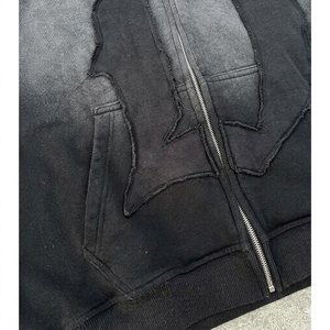 Sudadera con Capucha Bordada 100% Algodón OEM, Tejido de 220g, Transpirable, Corte Regular, Unisex, Tallas S-3XL, para Uso Casual - Product Image 4