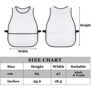 2025 Custom Golf Caddie Bibs Adult Tank Top Scrimmage Training Vest con bolsillo para clubes/torneos - Product Image 6