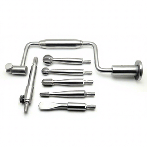 7 pièces - Perceuse manuelle Hudson Brace - Qualité supérieure - Utilisation en orthopédie et neurochirurgie - Certifiée CE - Fabriquée en usine - Zelmi Surgical - Product Image 1