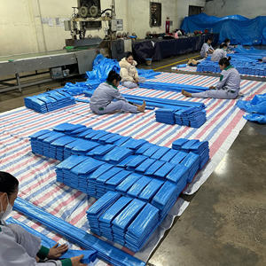 Lona de Polietileno Azul de Alta Resistencia, Gran Durabilidad, Gran Capacidad, Colores y Tamaños Personalizados, Lona Protectora Industrial - Product Image 3