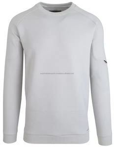 100% Cotton High Quality Men's Crewneck Sweatshirts <b>Plain</b> Pullover Winter <b>Hoodies</b> Solid Collar Custom Logo Printing <b>Black</b> Color - Product Image 5