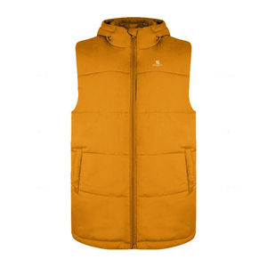 Men's Windproof Puffer Vest Thickened Warm Polyester Cotton Sleeveless Jacket with Pockets Casual Winter Outdoor <b>Waistcoat</b> - Product Image 1