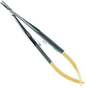 Sharp Castroviejo Porte-aiguille en carbure de tungstène Pinces et ciseaux chirurgicaux revêtus de titane - Product Image 2