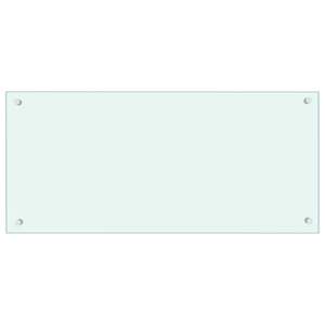 Lot de 2 crédences de cuisine en verre trempé blanc de 35,43 x 15,75 pouces, améliorez l'esthétique et la durabilité de votre cuisine - Product Image 4