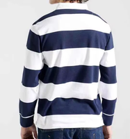 Polo de Manga Larga para Hombre, Estilo Pullover con Botones, Tela Transpirable, Diseño Personalizado, Multicolor, Talla Grande, Estilo Rugby, 2026