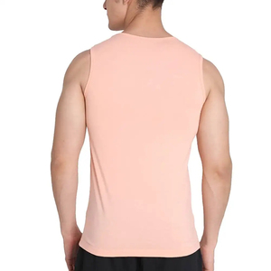 Camisetas de Gimnasio para Hombre de Alta Calidad, Personalizadas, de Color Sólido, Transpirables, Ecológicas, de Algodón/Bambú, Tejidas, para Fitness - Product Image 2