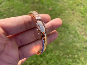 18k Rose Gold Plated Women’s <b>Men</b>’s Baguette Iced Tennis Link Bracelet Bangle7mm Moissanite Diamond Bracelets - Product Image 2