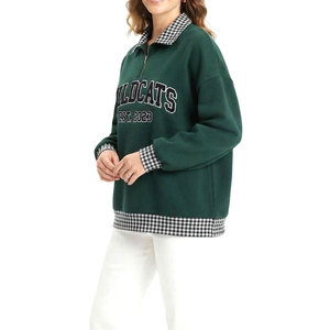 Sudadera de Mujer con Cierre de Cremallera, Color Rosa, Tejido de Felpa, Logotipo Bordado en la Parte Delantera, Informal, para Otoño e Invierno, Cálida y Cómoda - Product Image 2