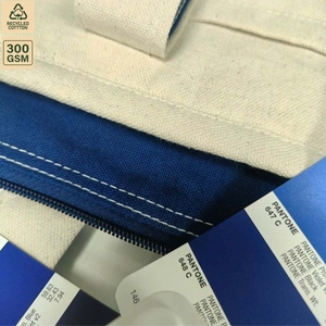 300 GSM Cotton Canvas Insulated Cooler Tote <b>Bag</b> Food <b>Cooling</b> 49.5x17.2x39.3 cm Custom Logo Wholesale OEM Bulk Order Model SS225 - Product Image 6