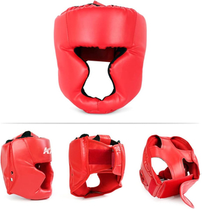 High Quality PU Leather Foam <b>Dummy</b> Boxing Head Guard for Adults/Kids MMA & Muay Thai Training Sparring Head Protection - Product Image 5