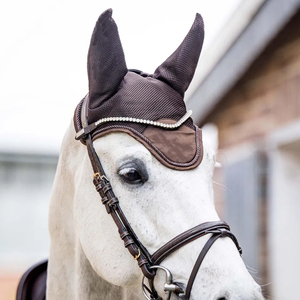 High Quality <b>Fly</b> Veil Top Horse Ear Bonnet Vibrant Color Breathable Riding Gear Shop Online Direct From Manufacturers - Product Image 4