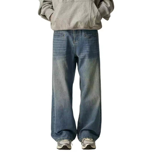 Pantalones Vaqueros para Hombre al por Mayor, Jeans Rectos de Mezclilla con Estilo, Ropa Urbana para Hombre, Pantalones Blancos Lavados - Product Image 2