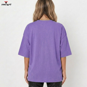 <b>Top</b> Quality Wholesale Custom Cotton Summer Clothes Casual Slim Fit Crew Neck Women T Shirts for Sale - Product Image 6