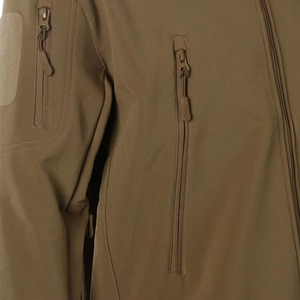 Chaqueta Táctica Cortavientos con Capucha para Hombre, Chaqueta Deportiva Informal para Trabajo, Senderismo, Color Sólido, Precio al por Mayor - Product Image 3