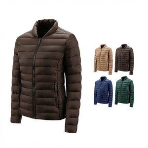 Chaqueta Bomber de Invierno Vintage para Hombre, Talla XL, Hecha a Medida, de Alta Calidad, con Cuello Alto, Logotipo de Alta Visibilidad, Tela Vaquera, Talla Grande - Product Image 4