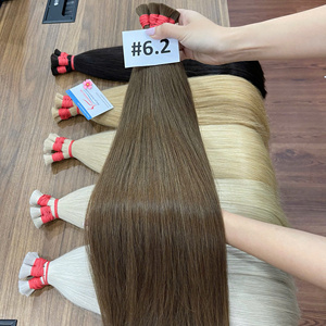 ผมแท้ 100% แบบตรง  ต่อผมแบบเส้น  มีหลายสี พร้อมส่ง  ขายส่ง - Product Image 4