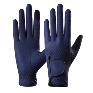 Gants d'équitation en cuir blanc respirant à doigts entiers pour jeunes enfants et cyclistes - Product Image 3