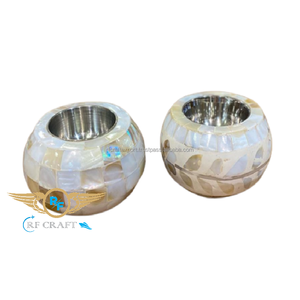 Lujoso quemador de incienso de madreperla, semilla e incrustaciones, quemador de Bakhoor, portavelas Premium para hogares - Product Image 6