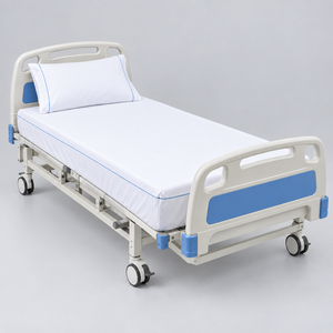 Parure de lit simple la plus vendue, en lin doux, respirante, lavable, 400 fils, écologique, durable, légère, pour lit d'hôpital - Product Image 4
