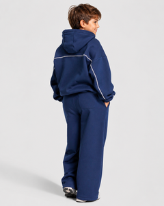 Kid Boys Fleece 2 Piece <b>Set</b> Boys Casual Fleece Sportswear Wholesale Kids Fleece <b>Sets</b> Private Label Kids Fleece Tracksuit - Product Image 2