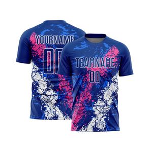 Wholesale Custom Soft Breathable <b>Soccer</b> Jersey Kits 100% Polyester Sublimation with Printed Logo Top Style Adults Made OEM - Product Image 4