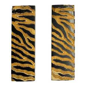 เปลือกเขาควายลายเสือ สำหรับทำด้ามมีด DIY วัสดุทำด้ามมีดจากเขาควาย ลายเสือ - Product Image 1