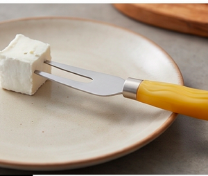 <b>Cheese</b> <b>Knife</b> <b>Set</b> Stainless Steel Blades With Colorful Plastic Handles Durable Serving Tools For <b>Cheese</b> Serving Use And Hotel Use - Product Image 5