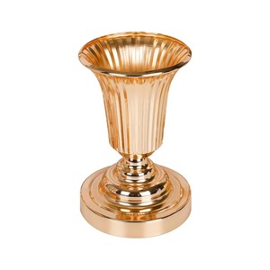 Modern Luxury Professional Compote Flower <b>Stand</b> <b>Vase</b> Gold Plated Arrangement Centerpiece for Home Hotel Wedding Parties - Product Image 1