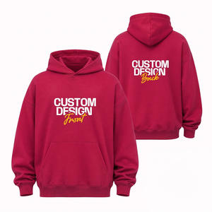 Sweat-shirts d'hiver oversize en coton épais de style cool, coupe décontractée, qualité supérieure pour les basiques de la mode urbaine - Product Image 5