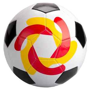 Nouveau design, ballon de football officiel taille 5 en PU avec chambre à air en caoutchouc, haute rétention d'air, emballage carton pour entraînement et matchs - Product Image 1