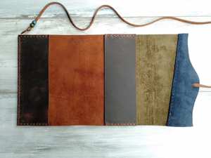 Luxury Handmade Leather Smell Proof Heavy Duty Comfortable <b>A5</b> Refillable Notebook Cover Journal Case Holder for Executives - Product Image 4