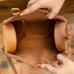 2025 fabricant de luxe Mini usiné à la main en cuir véritable concepteur grand sac de voyage pour hommes et femmes sac de week-end occidental - Product Image 6