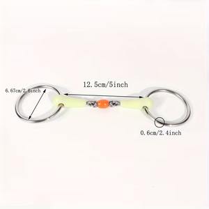 Bocado de Brida de Acero Inoxidable 304 Duradero con Anillo en O para Caballos - Colores Surtidos, Accesorio de Equipo Ecuestre - Product Image 3