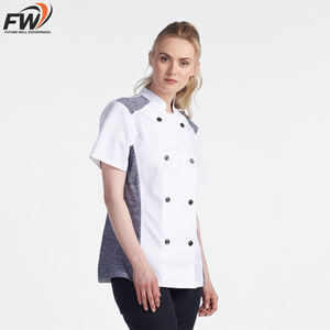Uniforme de Chef de Manga Corta Unisex, Varios Colores y Estilos, Uniforme de Chef a Precio Económico, Personalizable con Logotipo - Product Image 2