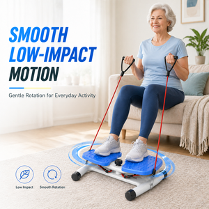FLOWA Appareil d'entraînement d'équilibre pour seniors - Exerciceur de stabilité lombaire à faible impact avec poignée de sécurité - Outil d'activité quotidienne à domicile - Product Image 3