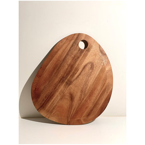 Multi-Functional Wooden Chopping <b>Board</b> with Handle for Cutting Serving and Display - Product Image 1