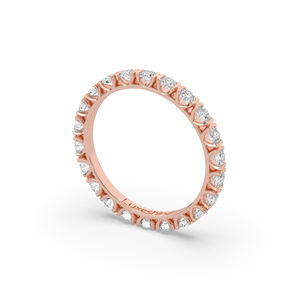 Anillo de Diamante de Laboratorio de Corte Redondo de 1.10 Quilates, Oro de 14K/10K, Estilo Único, Ligero, Joyería de Compromiso, Proveedor Mayorista - Product Image 6