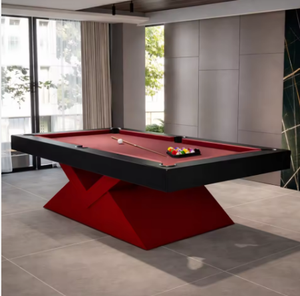 Table de billard design avec tapis haute vitesse, table de billard de luxe pour l'entraînement et les loisirs en intérieur - Product Image 1