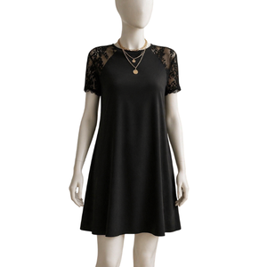 Ensemble jupe et haut pour femme, nouveau design, col rond, coupe ample, respirant, printemps-automne, jupe midi haut de gamme, vente en gros - Product Image 3