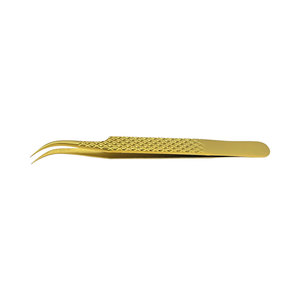 Professional Curved <b>Eyelash</b> Extension Tweezer Stainless Steel Lash <b>Application</b> Tool for Classic and Volume <b>Eyelash</b> Extensions - Product Image 4