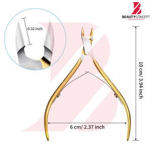 Professional Gold Series Cuticle Nipper Set, Ultra-Sharp Precision Blades Nail Art Grooming <b>Tools</b> for Home & Salon Uses - Product Image 2