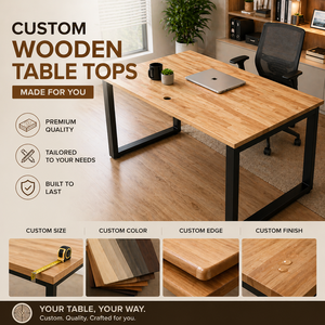 Eco-Friendly EFS Water Resistant Finger Jointed Boards Light Color Rubberwood Traditional Indoor Table Top Desk Countertop - Product Image 5